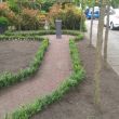 tuin leeg gehaald en aangelegd te Heemstede